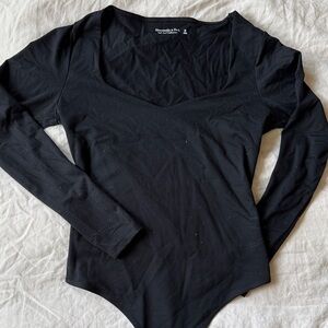 A&F black Long Sleeve bodysuit